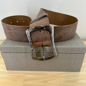 Genuine Leather Made in Italy Ansaldo Imports Women's Belt